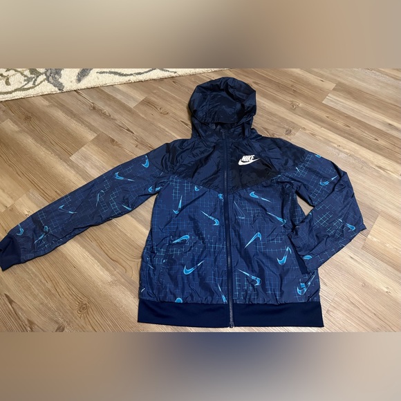 Nike Other - Nike Kids Navy and Light Blue Raincoat LAST CHANCE!